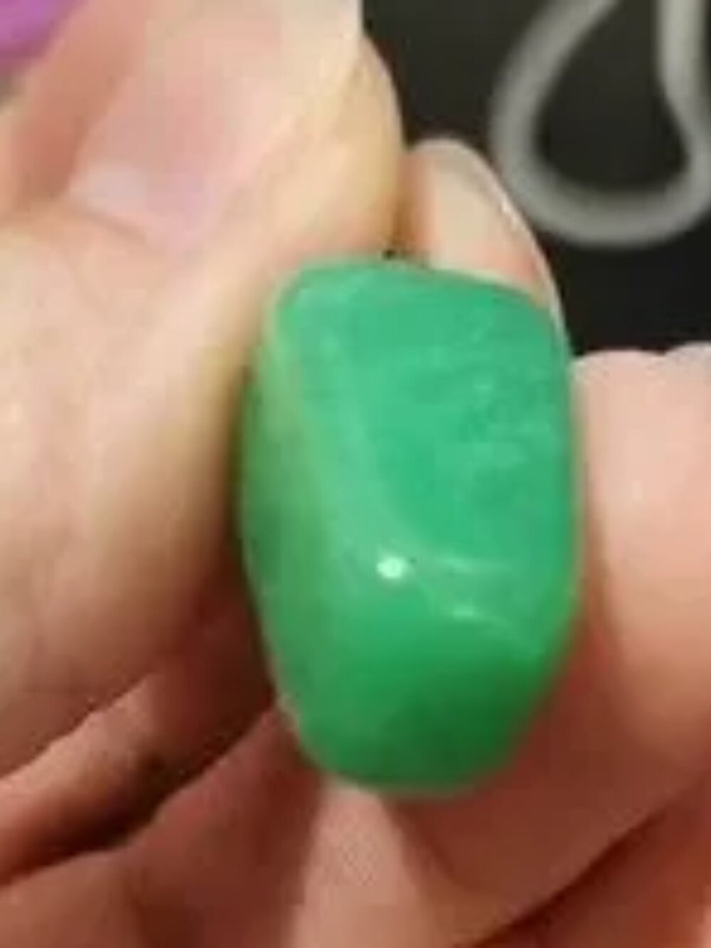 Batch of 4 Stone Pendants! Lapis Lazuli, White Onyx, Green Aventurine, Pink Qtz - Picture 15 of 15